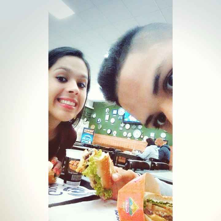 Comemorando nosso primeiro dia dos namorados