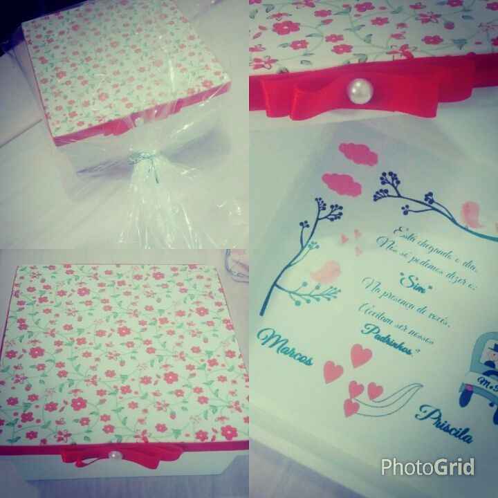 Esse foi o convite *-* (Minha mãe que fez rs)