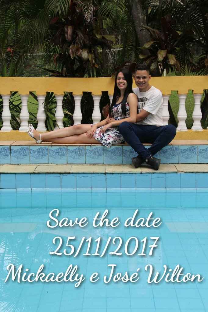 Save the date! 👰💕 qual escolher? - 1
