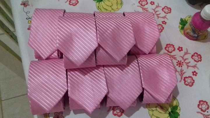 Gravata dos padrinhos chegaram 👔❤ - 1