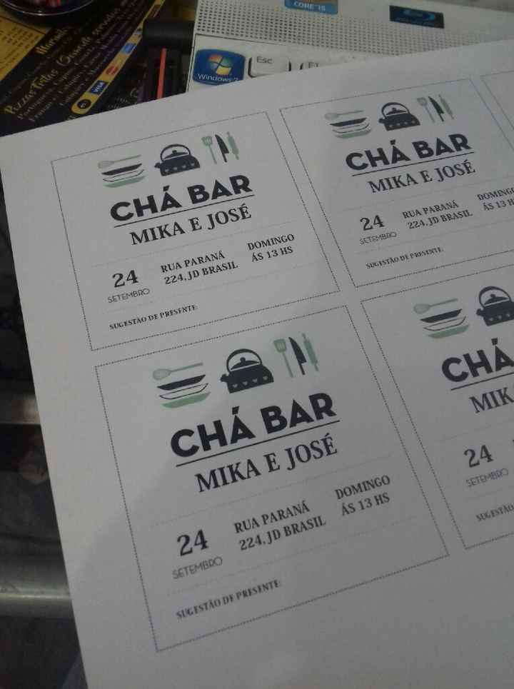  Chá bar, preparativos! ❤ - 1
