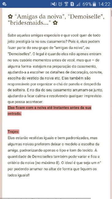 Damas ou madrinhas? - 1