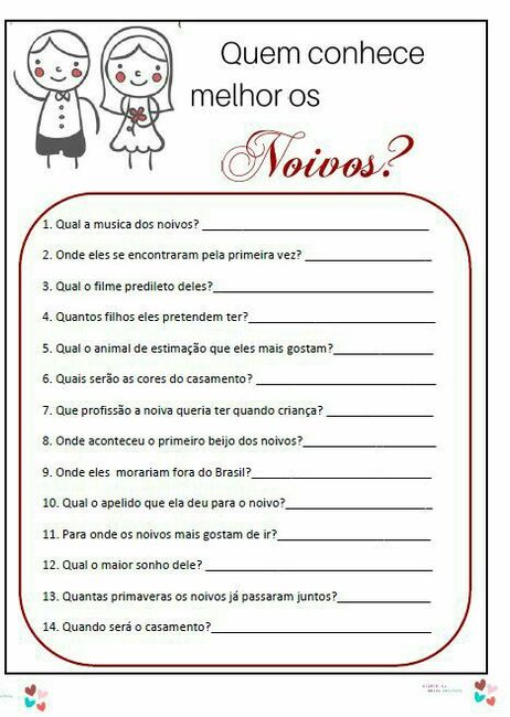 Brincadeiras para fazer no chá 💕 - 6