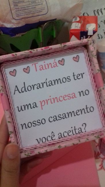Convite de umas das daminhas!