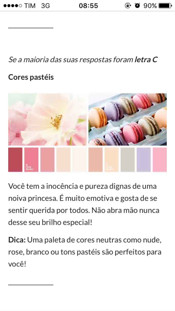  Qual a cor do teu casamento? - 1