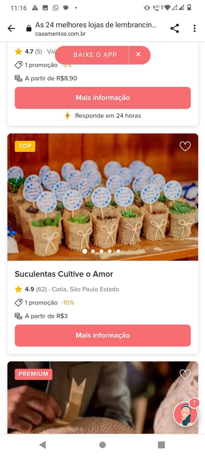 Poste AQUI uma foto da lembrancinha que vão dar para as pessoas convidadas🎁👇 - 1