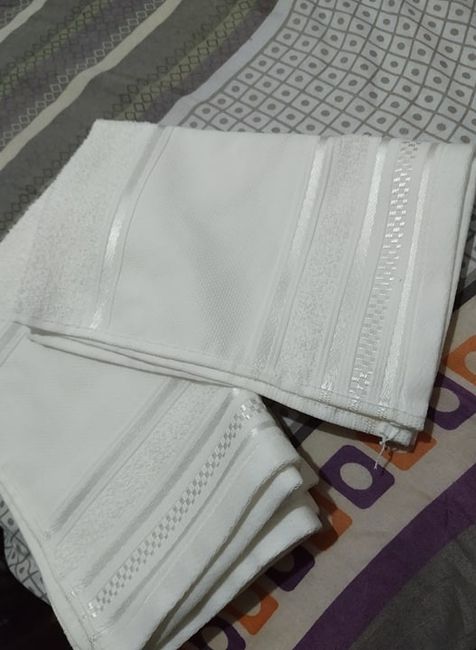 Toalhinha para caixinha dos padrinhos R$3,90