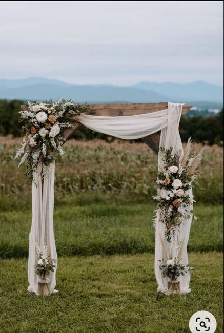 Arco de flores da cerimônia 2