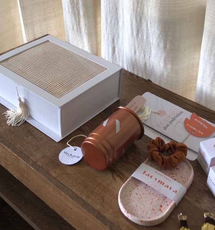 Lembrancinhas para os Padrinhos de Casamento - 1