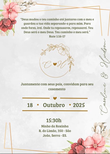 Convite casamento 3