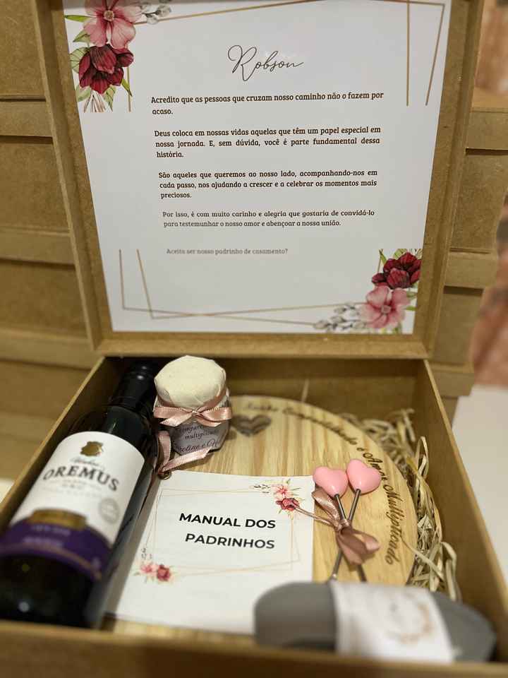 Inspiração | Caixa dos padrinhos  ✨ - 2