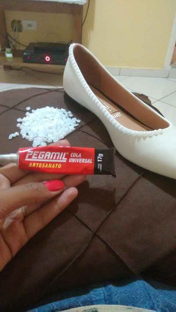 Minha sapatilha de noiva diy - 1