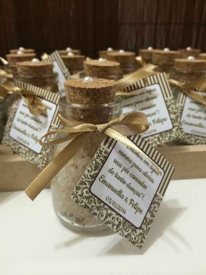 Lembrancinha do meu casamento - 1