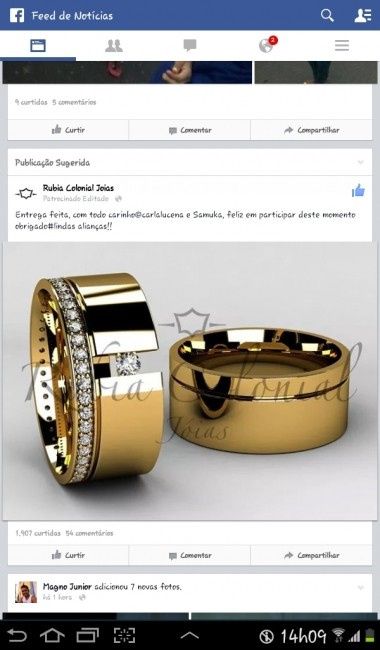 Eu quero essas alianças ,,mas o dinheiro nao dá...#triste - 1