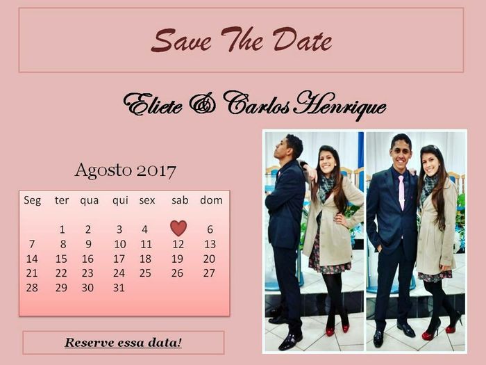 Save the date - opiniões sinceras pf - 1