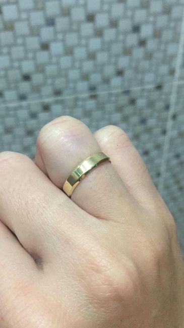 Como é sua aliança de casamento? 8