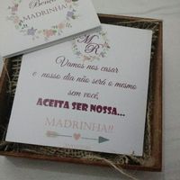 Convite padrinhos  diy - 1