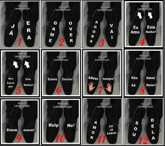 Adesivos de sapatos