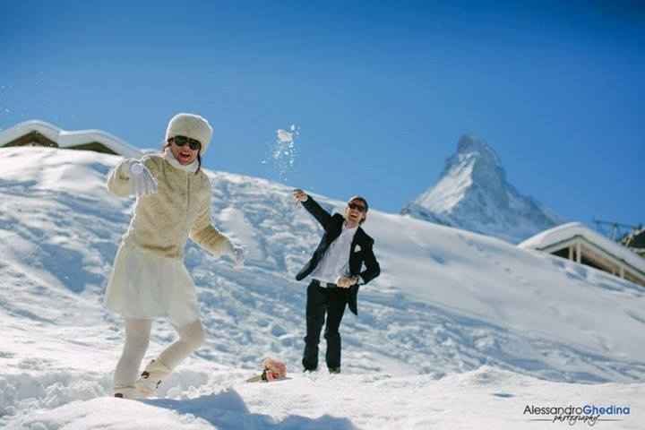 Casar na neve