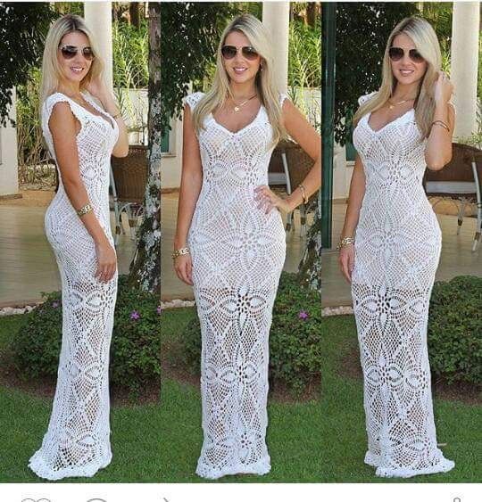 Oque acham vestido curto com babado ou longo  na praia? - 1