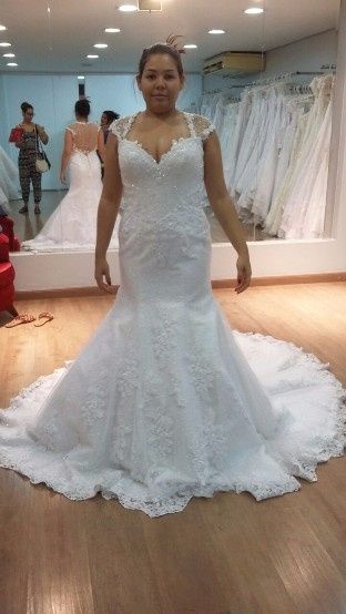 Não repara na minha cara - vestido de frente
