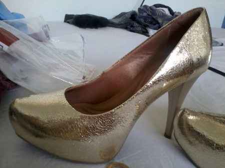 Sapato Dourado