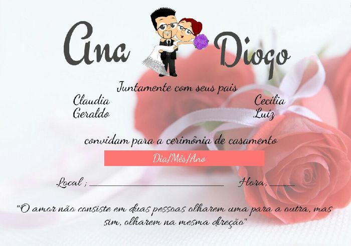 Meu convite 1