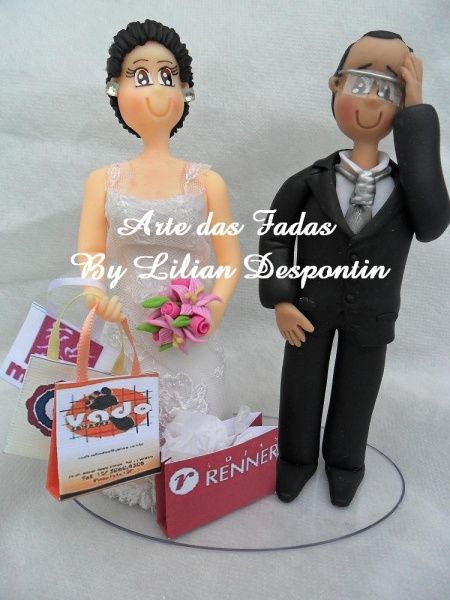 Topo de bolo personalizado 