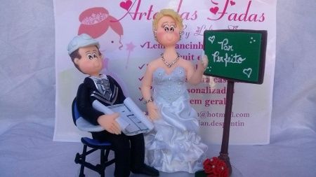 Topo de bolo personalizado 