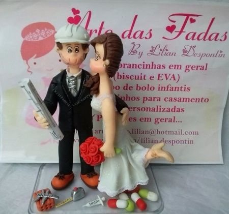 Topo de bolo personalizado 
