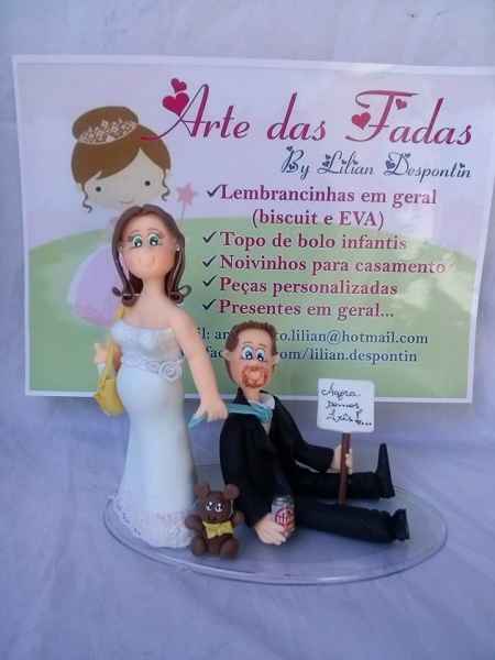 Topo de bolo personalizado 