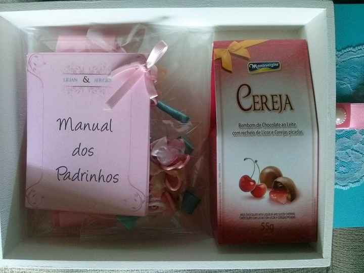 caixa dos padrinhos