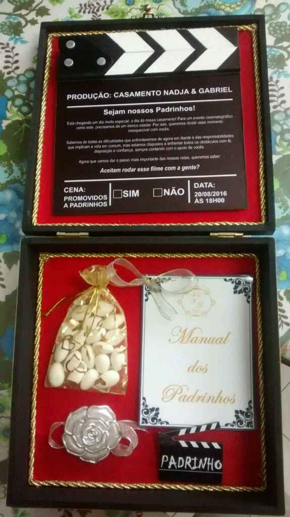 Convite dos padrinhos pronto, finalmente! - 1