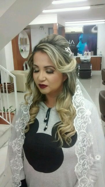 Meu teste de maquiagem e penteado! amei! - 4