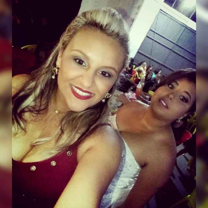 eu e minha madrinha