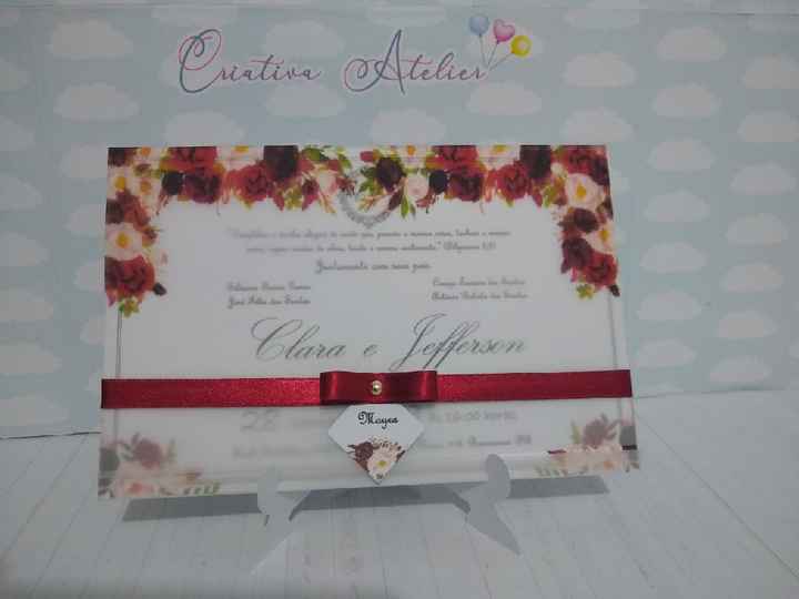 Convite de casamento - 1