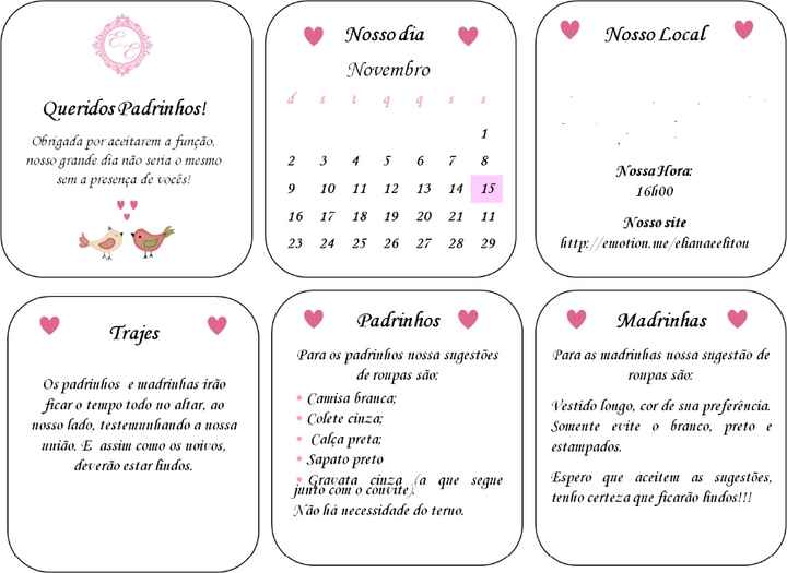 Manual dos padrinhos