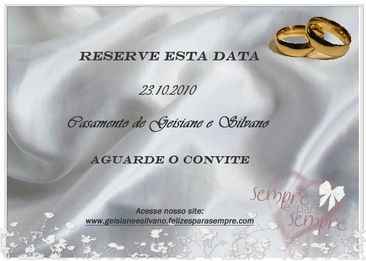 Reserve essa data