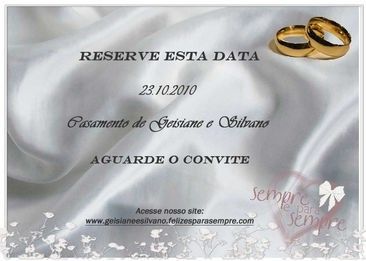 Reserve essa data