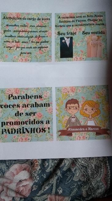  Meu convites dos padrinhos feito por mim - 6
