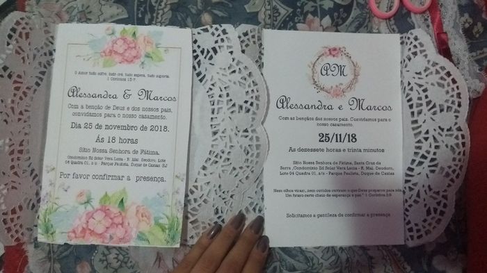  Meus convites de casamento - 7