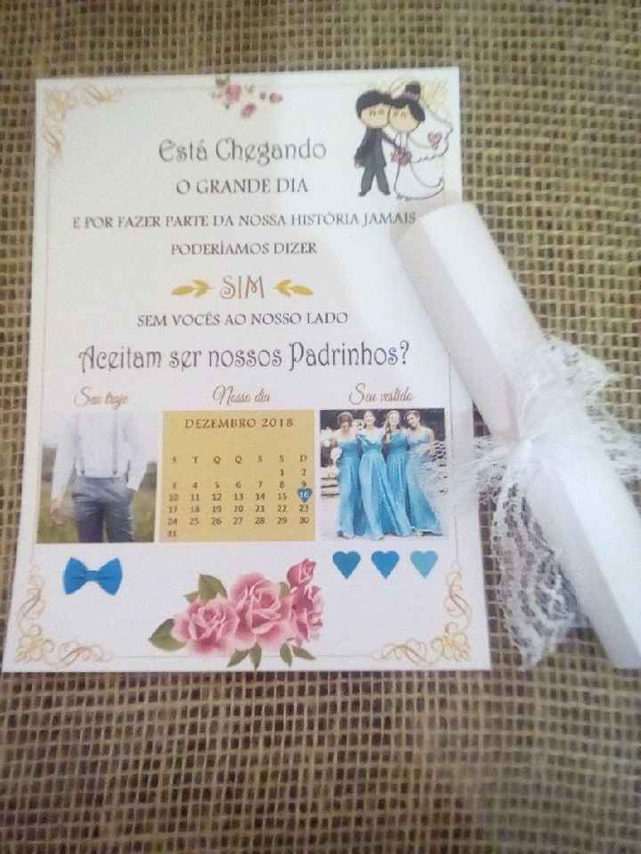  Convite att dos padrinhos - 1