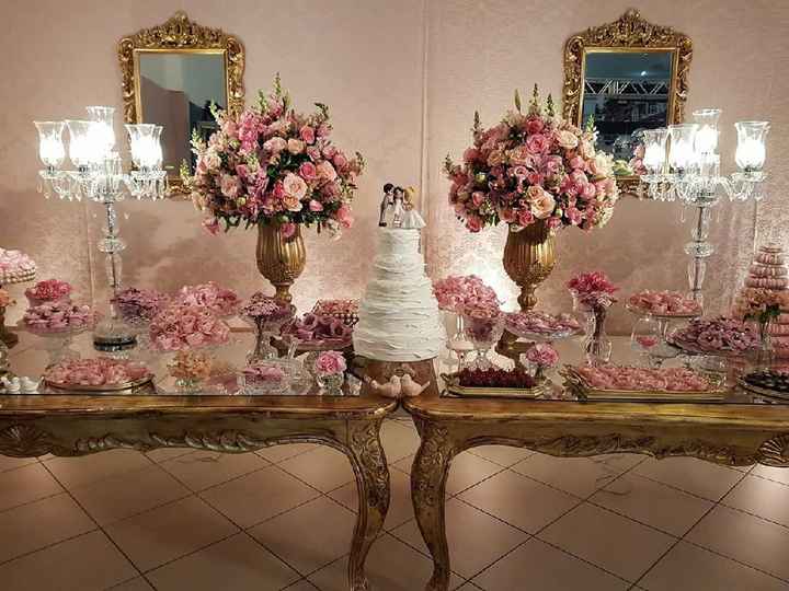  Decoração da mesa do bolo - 4