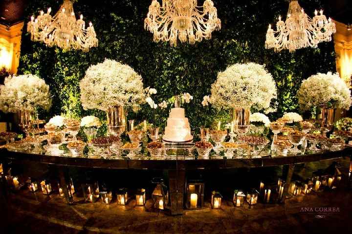  Decoração da mesa do bolo - 14