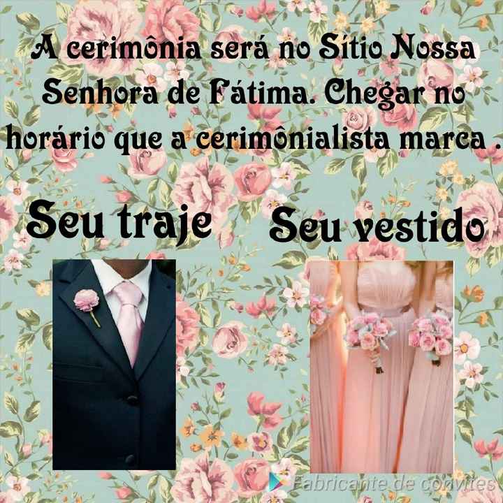  Meu convites dos padrinhos feito por mim - 3