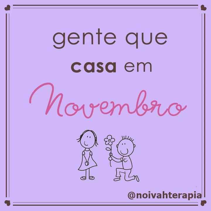  Que venha novembro de 2018 - 1