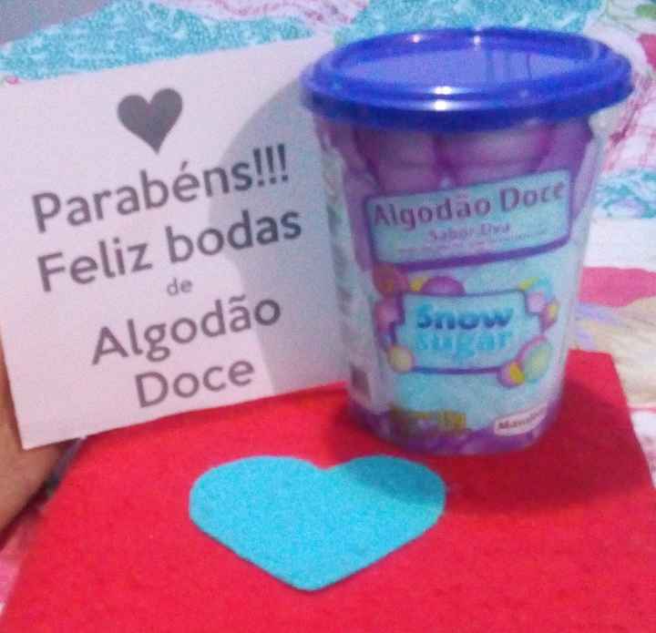 bodas de algodao doce 