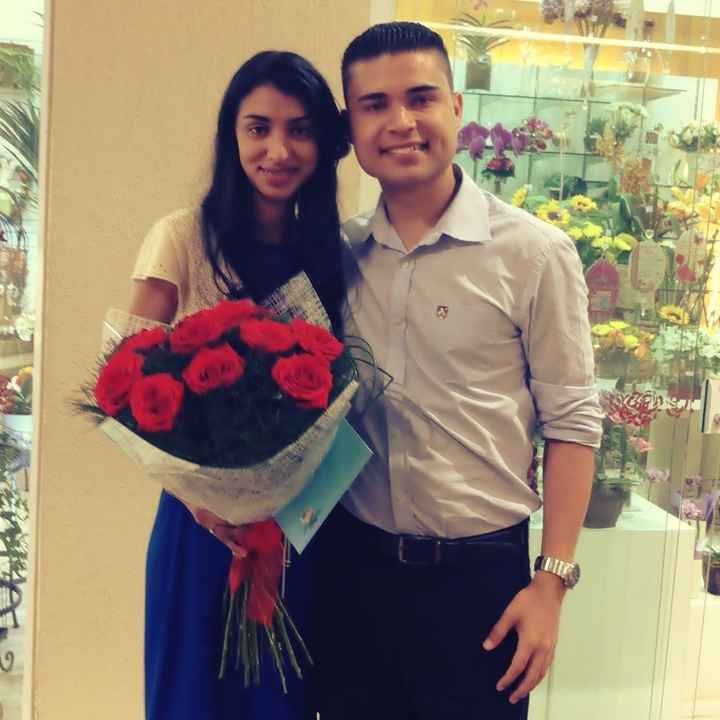 Se gosto de receber flores?? Imagina .....