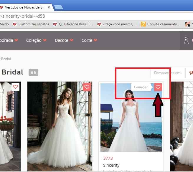 guardar vestido