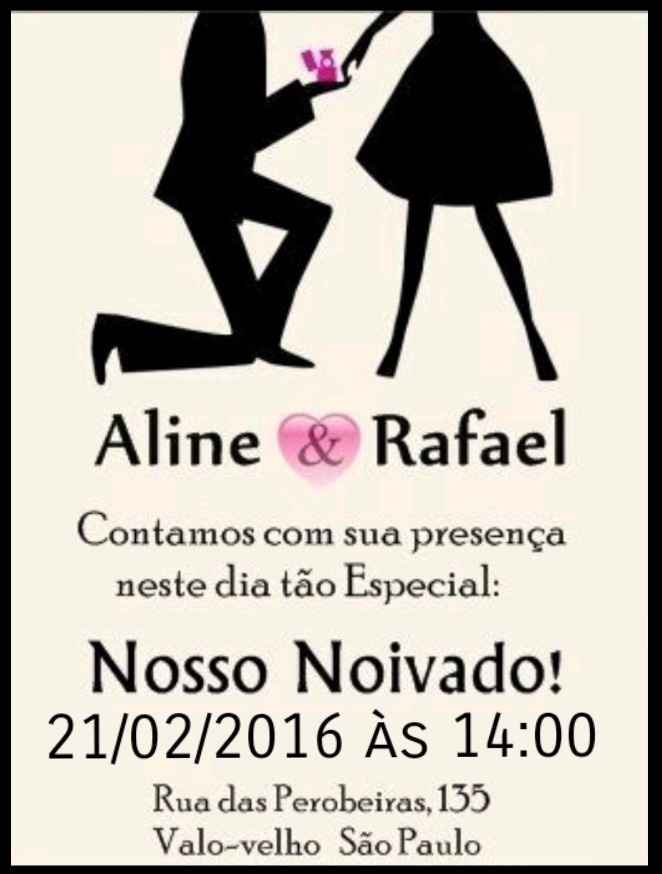 Convite Noivado
